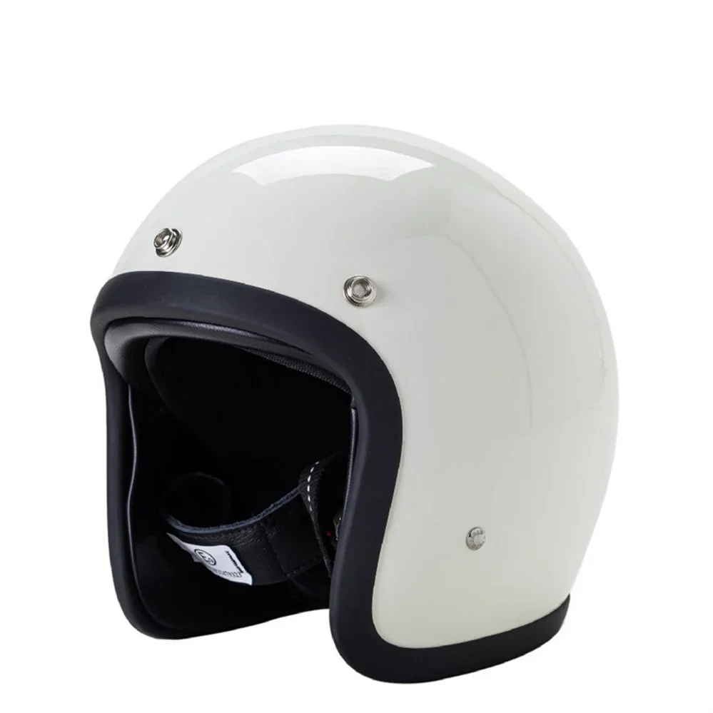 For TT&COCASCOS Fiberglass Retro Motorcycle Helmet Vintage Open Face Moto High Quality Scooter Casque