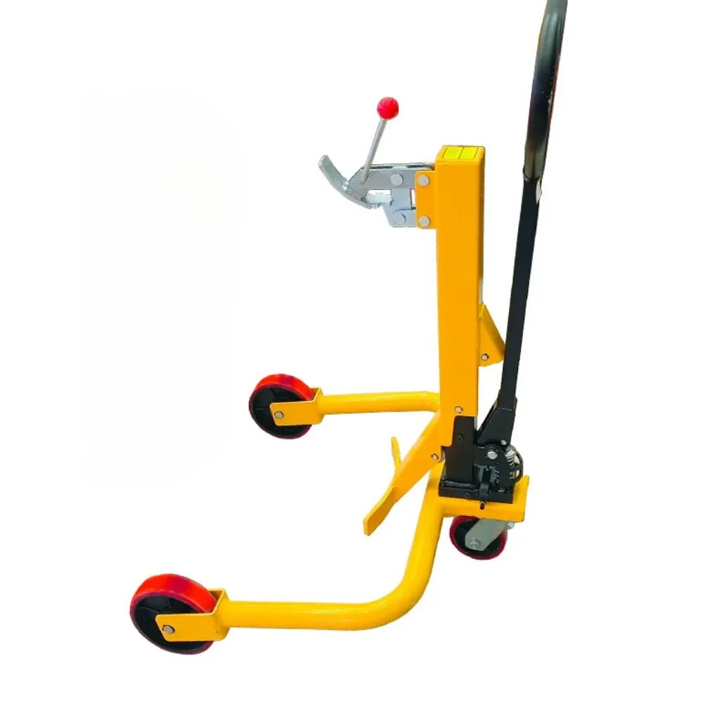 

Manual hydraulic oil drum transporter lifting transfer forklift