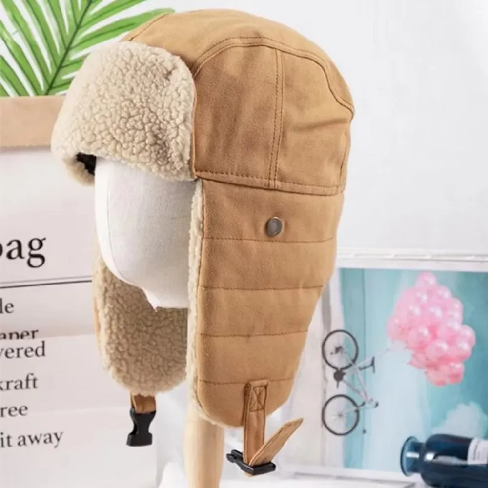 

Autumn and Winter Men's and Women's Outdoor Warm Lei Feng Cap Riding Ear Protection Cap Cold-proof Pullover Cap 귀 보호대