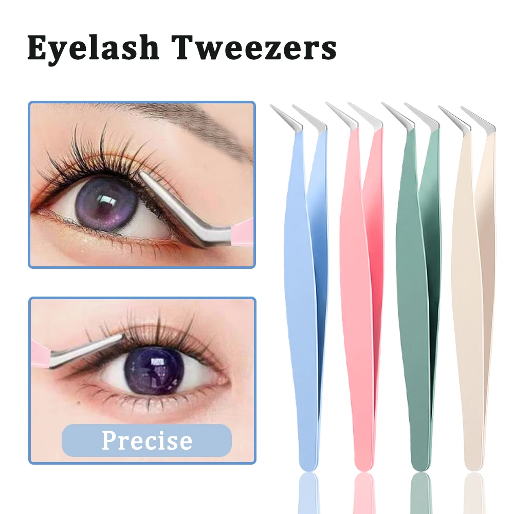 Pince à cils 3D de précision en acier inoxydable, outil d'extension de cils, outil de maquillage