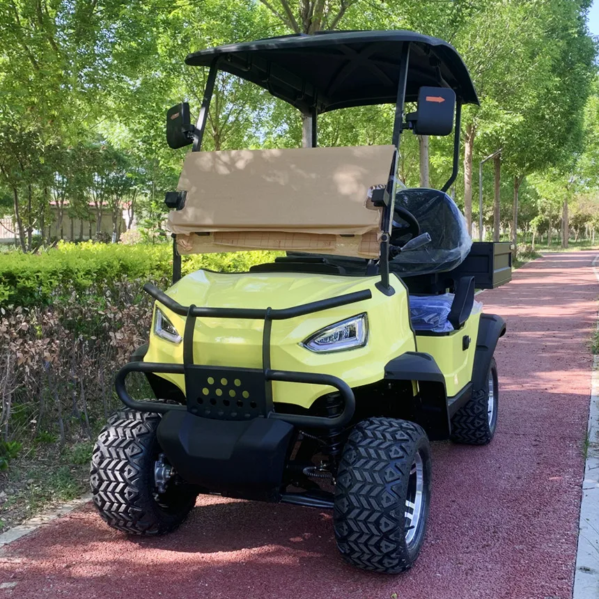 Good Price Electric Golf Cart With Folding Windshield Golf Cart Hunting Vehicle 7KW/5KW Conversion Motor Golf Cart Electric