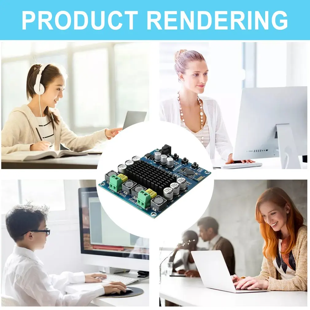 XH-M548 Fever аудио усилитель плата 5,0 двухканальный 2*120 Вт TPA3116D2 цифровой усилитель мощности прочная плата дропшиппинг хит продаж