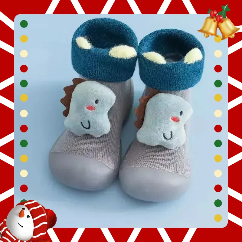 

Милая прогулочная обувь, обувь для куклы с героями мультфильмов, осенние и зимние детские высокие носки на мягкой подошве, обувь для мальчиков и девочек