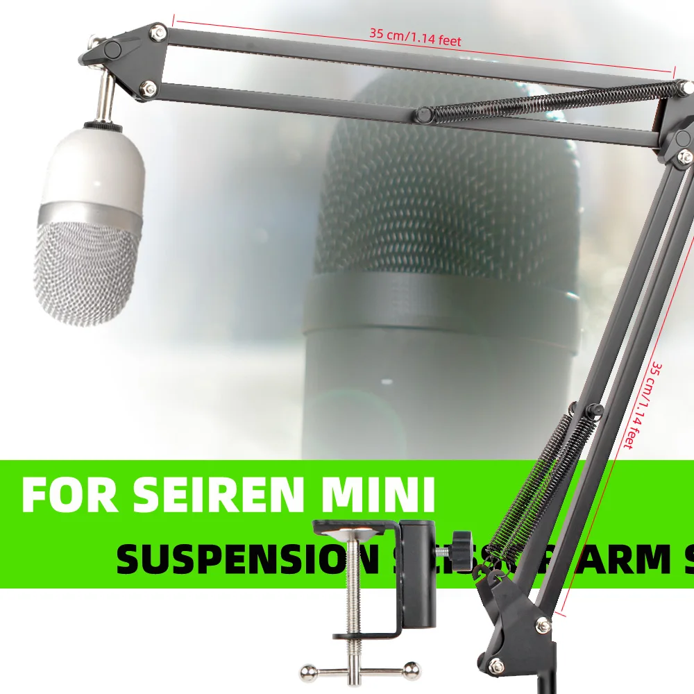 Desktop Clip Suspension Microphone Stand Scissor Boom Arm For Razer Seiren Mini Desk Top Mount Mic Holder Cantilever Bracket