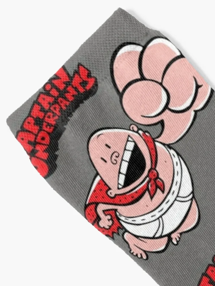 Captain Underpants box - Grey Socks snow funny gift Men's Socks Luxury Women's