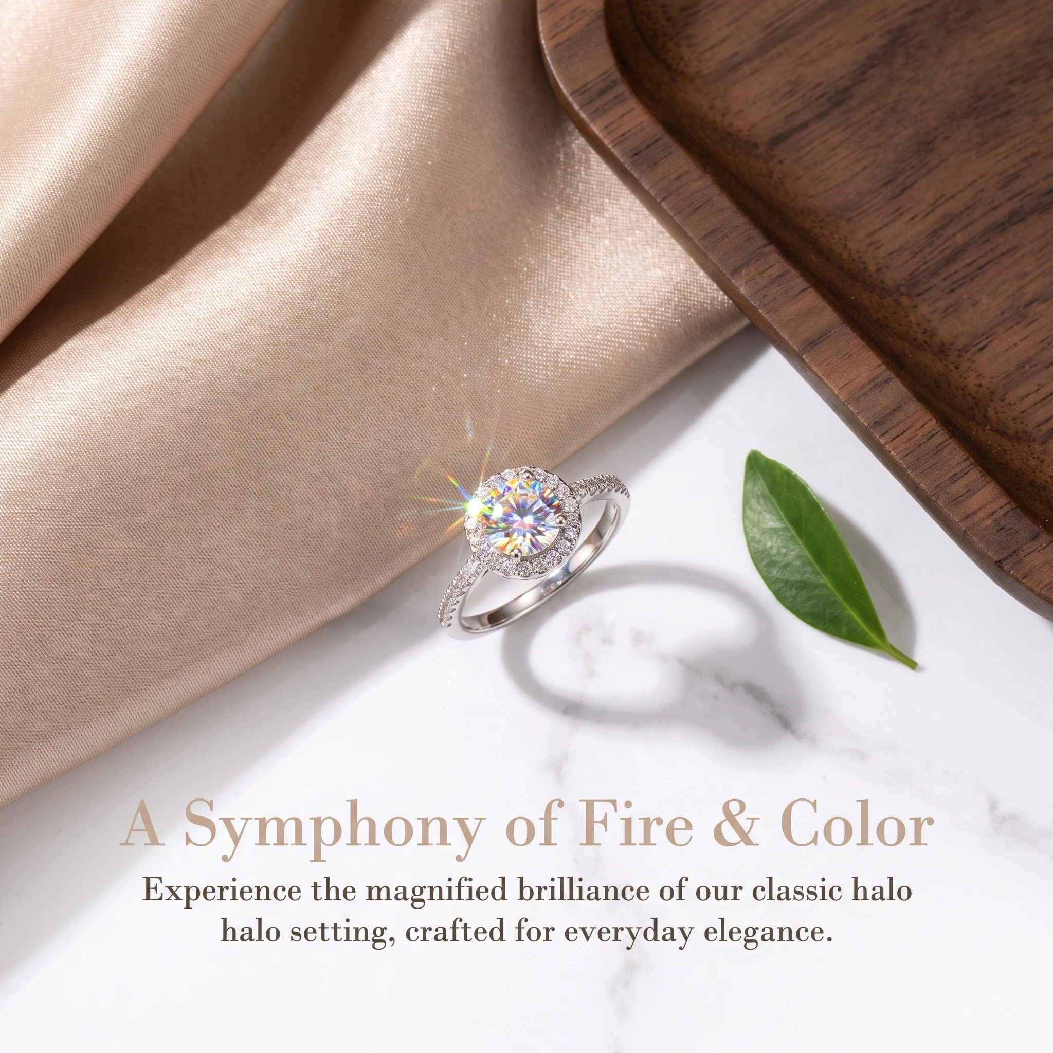 Luxurious new 925 sterling silver octagonal millennium rose ring, rose flower round diamond ring, women's ring