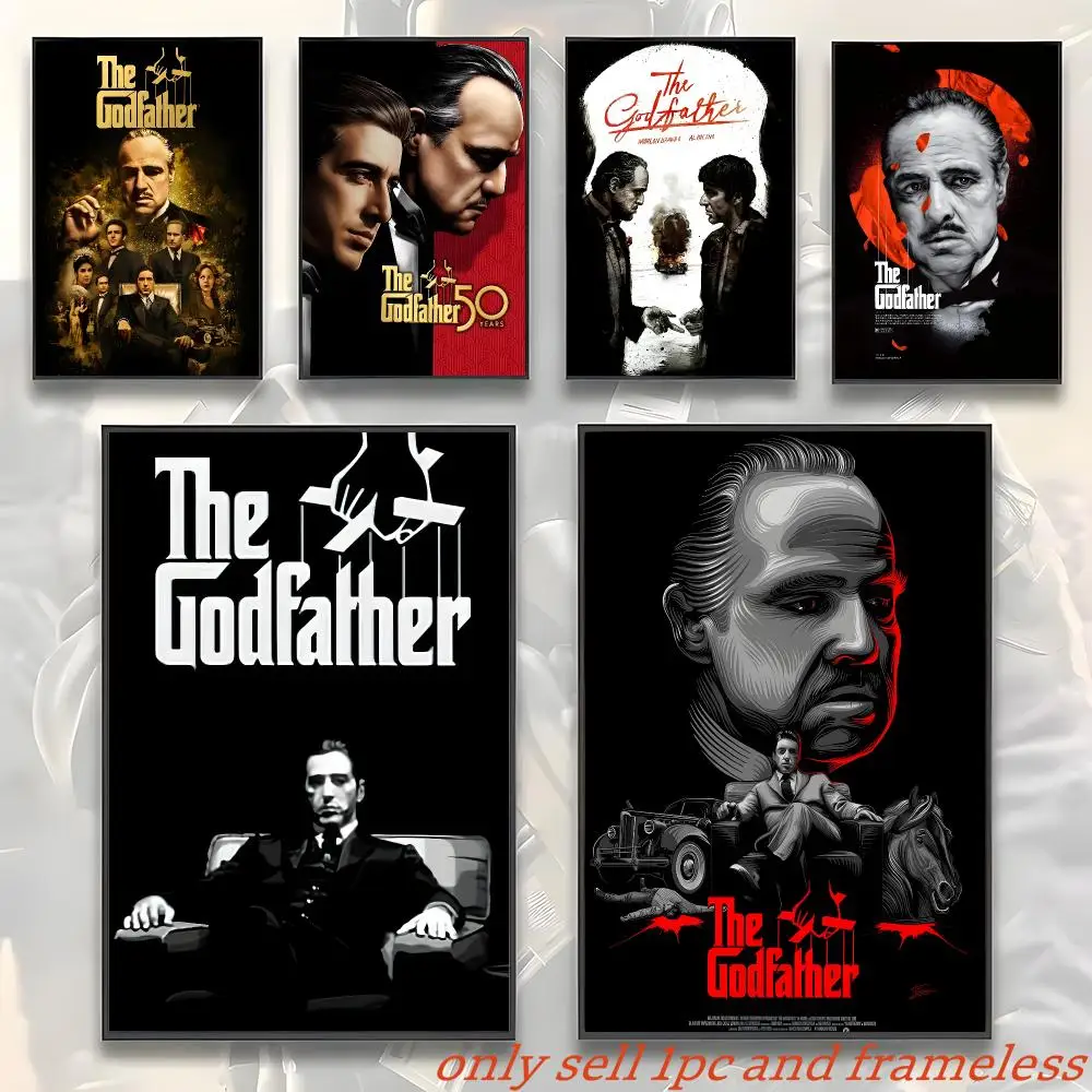 Classic Movie T-The Godfather Poster Gift with prints Home bedroom living room decoration promotion and display