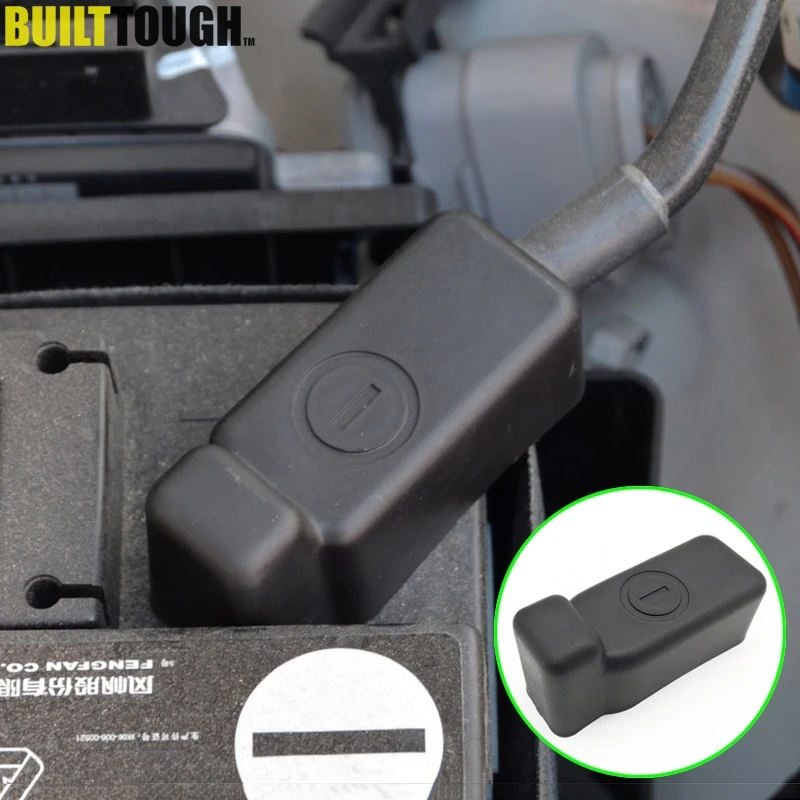 Baterías ABS, abrazadera de Cable de alimentación negativo, cubierta protectora de Terminal, cubiertas para VW Vento Polo Ameo Skoda Fabia Rapid