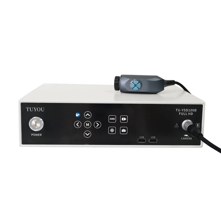 Endoscope Camera Hd Powerful 100 Watts Medical Endoscope LED Cold Light Source With Optical Light Guide Cable