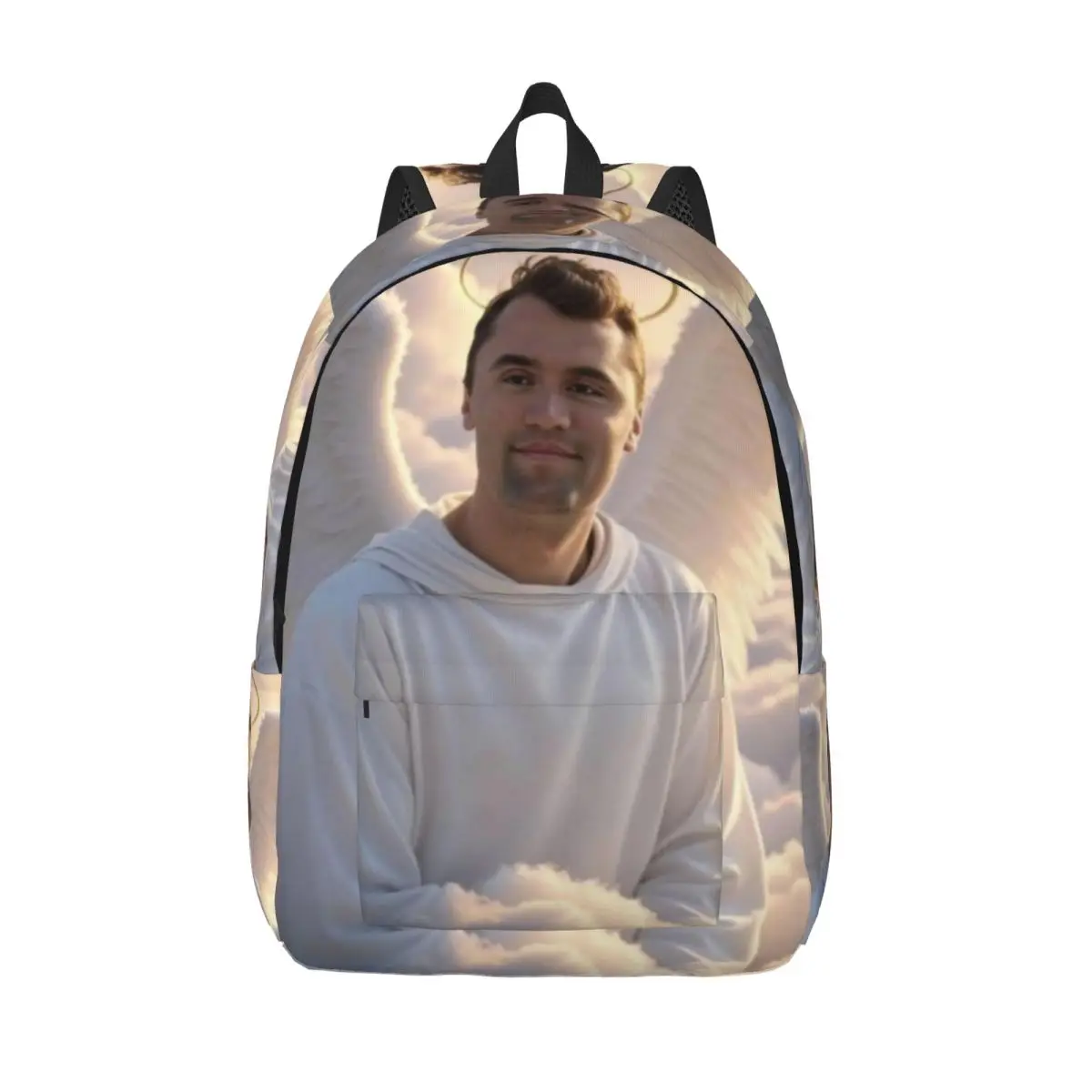 

Рюкзак Charlie Kirk Angelic Advocate для мужчин и женщин, крутой школьный рюкзак для работы, ноутбука, компьютера, сумка на плечо, подарок