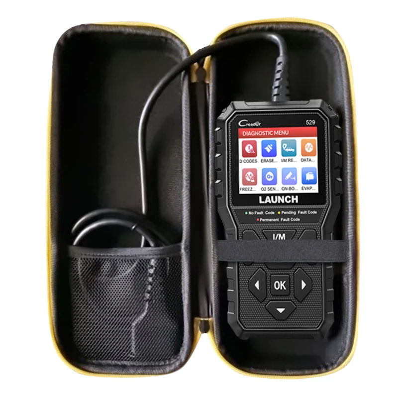 أحدث الصلب إيفا السفر تحمل غطاء تخزين حقيبة حالة لإطلاق Creader 529 OBD2 الماسح الضوئي السيارات أداة تشخيص