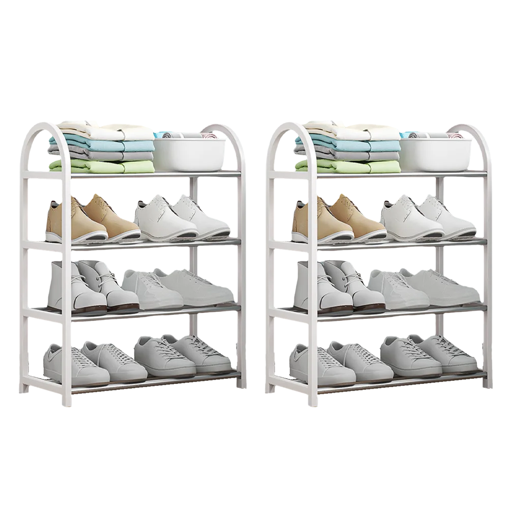 

Shoe Rack, Shoe Cabinet For Entrance And Front Door Entrance 4 Tier Shoe Cabinet, Easy To Install