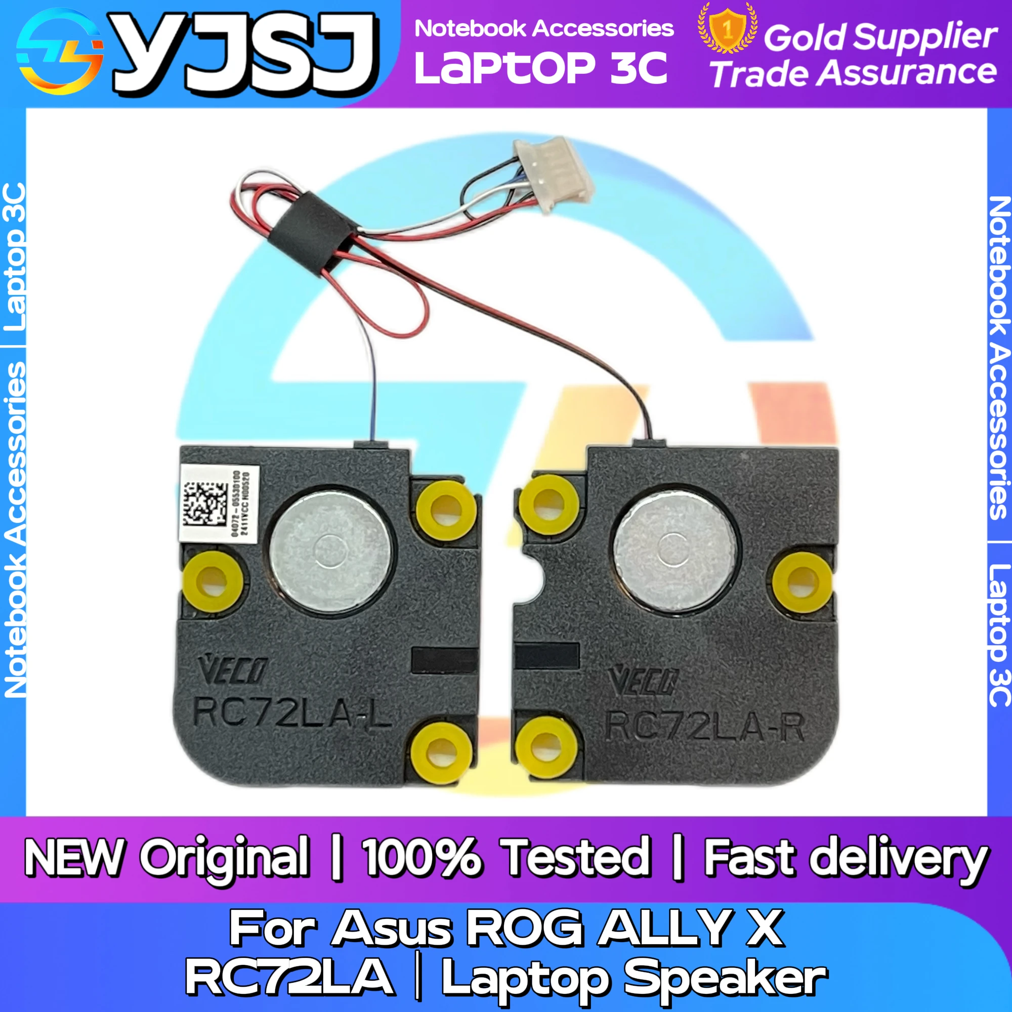 New Original Laptop Notebook Audio Speaker For Asus ROG ALLY Z1E NR2301 04072-05140200 built-in speaker ALLY X RC72LA