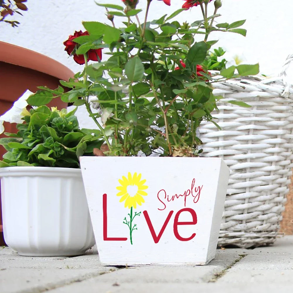 Afbeelding 7: 2023 Nieuwe glimlach zelfklevende zeefdruk stencil herbruikbare mesh stencil overdracht wasbaar voor schilderen DIY aangepast