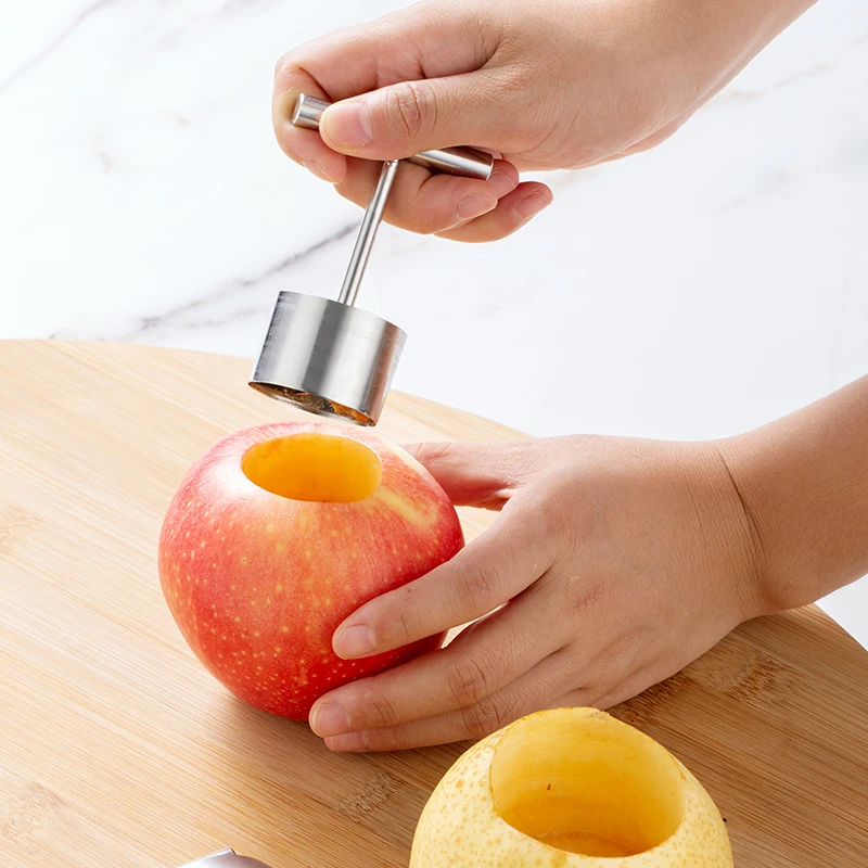 

Apple Corer Stainless Steel Core Remover Kitchen Tool Fruit Pip Pear Utensil