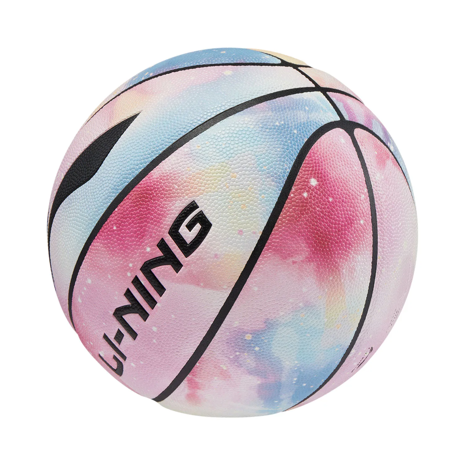 كرة السلة Li-Ning للجنسين B8000 مقاس احترافي 7 من جلد البولي يوريثان وبطانة مضادة للانزلاق كرات داخلية خارجية ABQV013