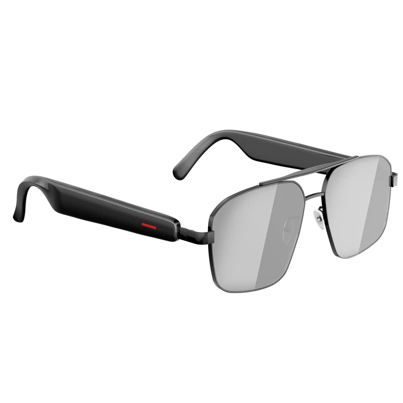 Novos óculos inteligentes bluetooth 5.3 chamada ao ar livre multifuncional esportes fones de ouvido à prova dwaterproof água anti-uv para homens mulheres óculos de sol