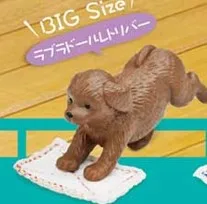 Yell Japan Gashapon Capsule Toy Figurine Cute Pet Animal Puppy Mop The Floor P3 Action Figure Anime Miniature Model Gift