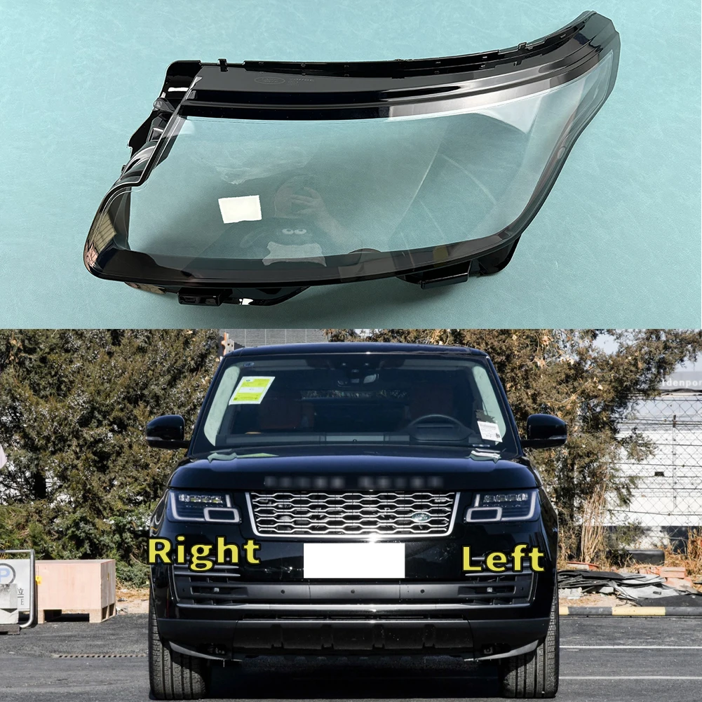 

For Land Rover Range Rover 2018-2022 Headlamp Cover Headlight Transparent Lens Lamp Shell Plexiglass Replace Original Lampshade