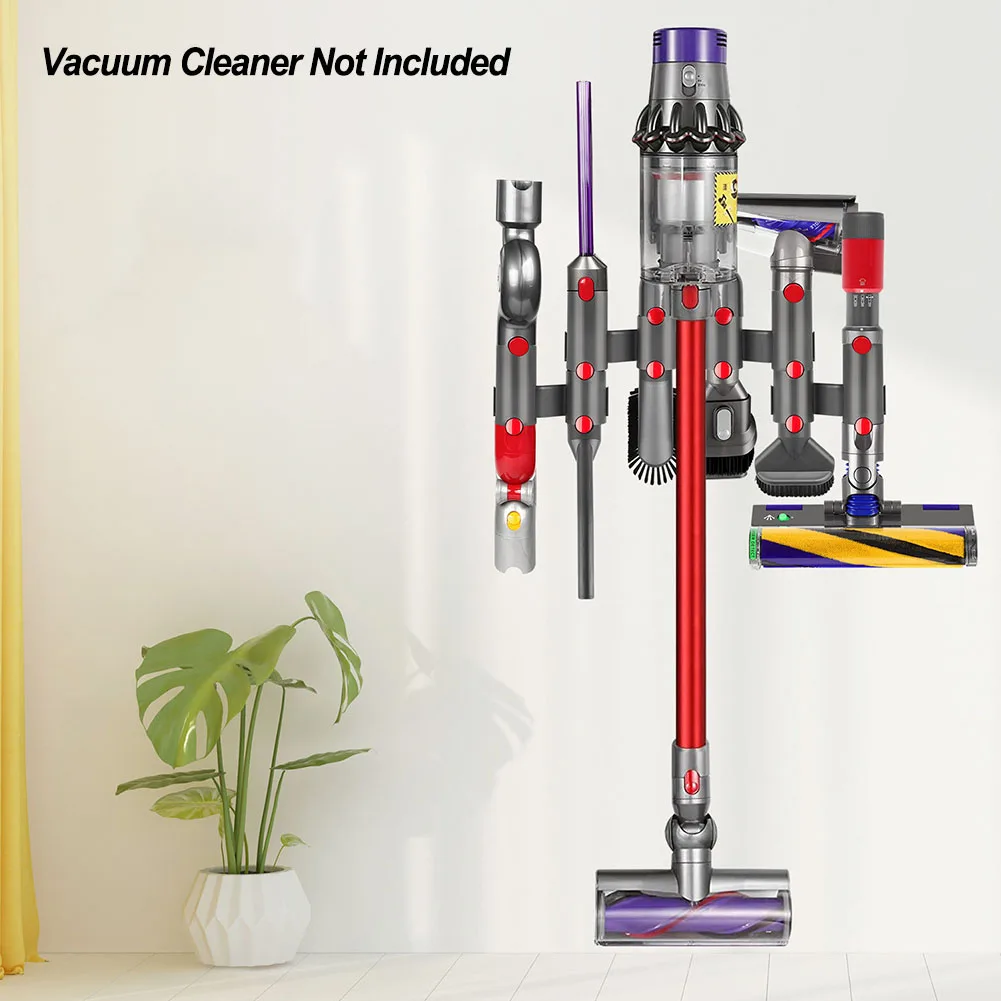 2pcs Vacuum Cleaner Storage Rack For Dyson V7 V8 V10 V11 V12 V15 Outsize Cleaner Attachments Rush Head Nozzle Placement Holders