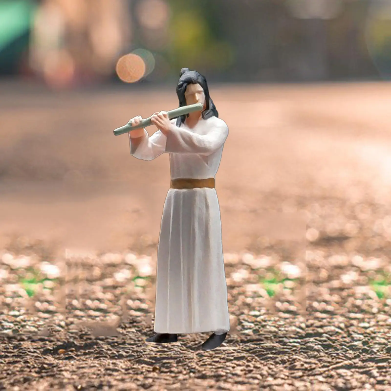 1/64 Chinese oude figuur model Diorama landschap miniatuur handgeschilderde beeldjes