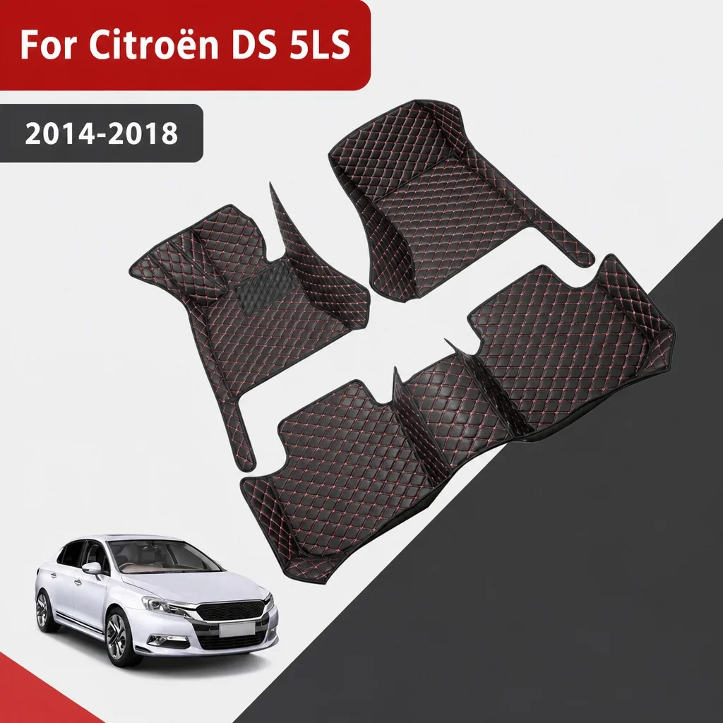 

Car Floor Mats For Citroen DS 5LS 2018 2017 2016 2015 2014 Car Carpets Custom Styling Auto Interior Accessories Foot Pads Cover