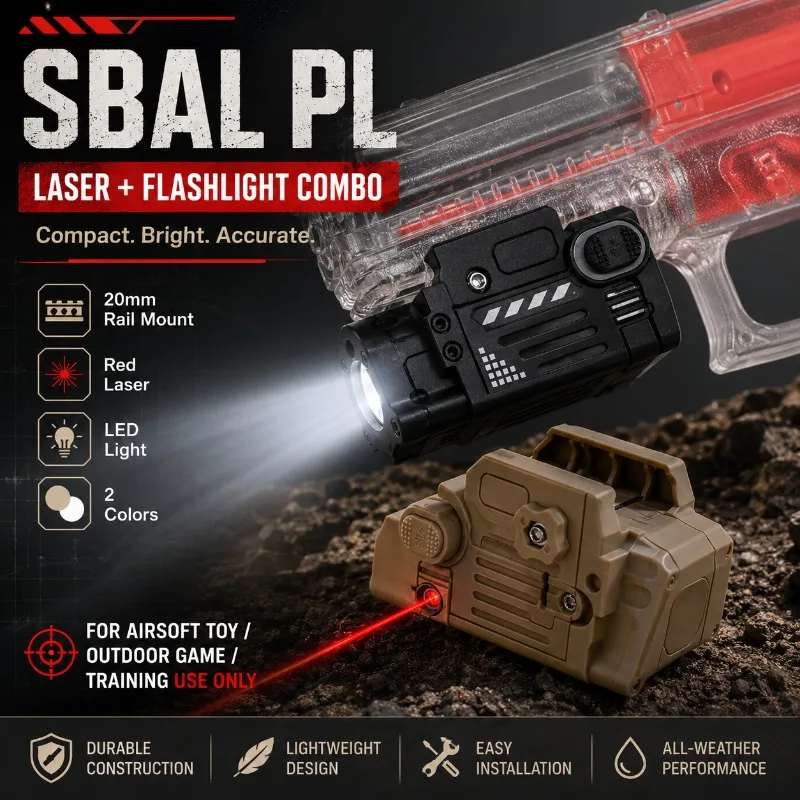 Sand Body Multifunction SBAL PL Hobby Laser Flash Torch Red Aiming Dot Airsoft Toy Accessories view 2
