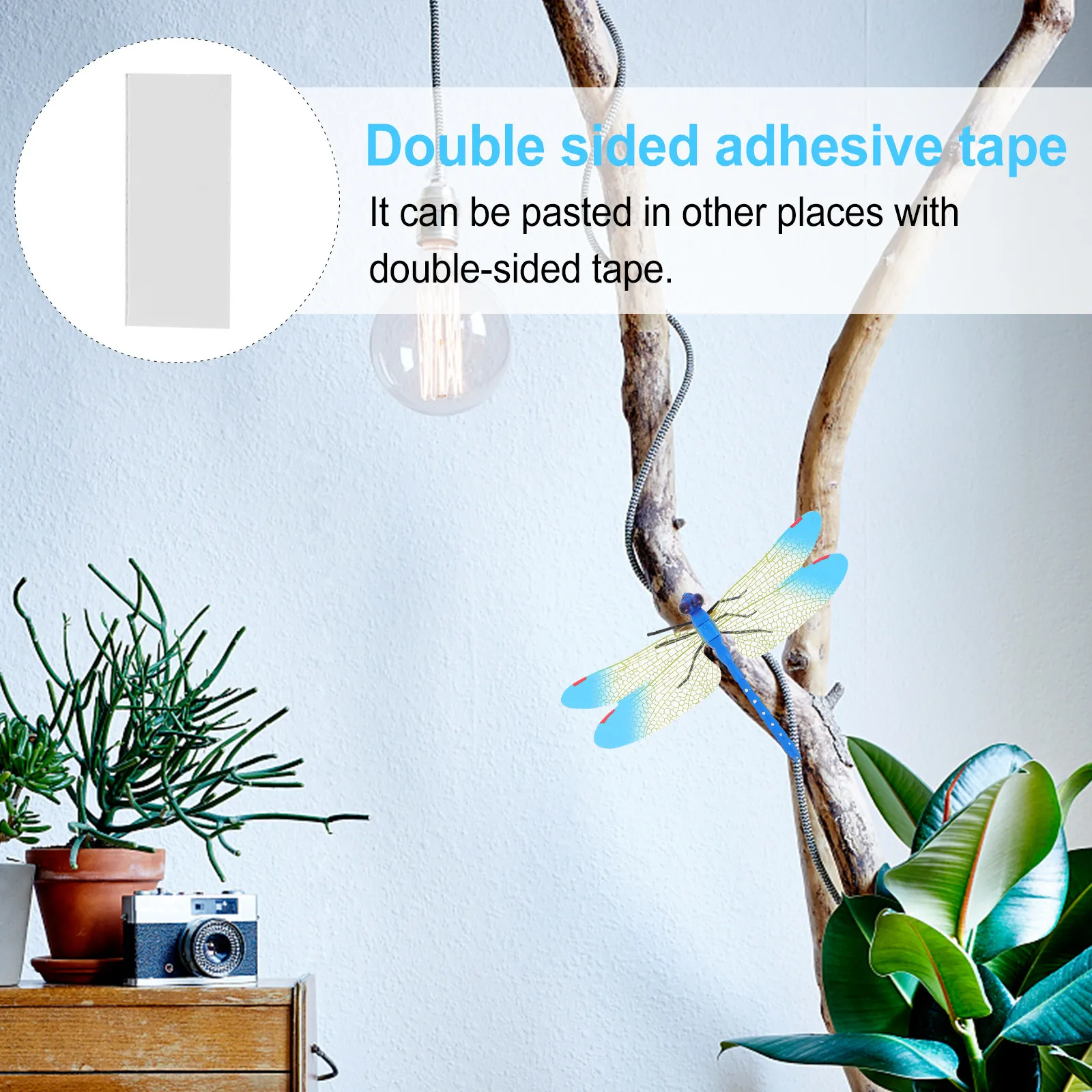 8Pcs Premium Dragonfly Pin Decoration Creative Curtain Drapery Ornament for Home Office Kitchen Decor Lightweight Easy Attach