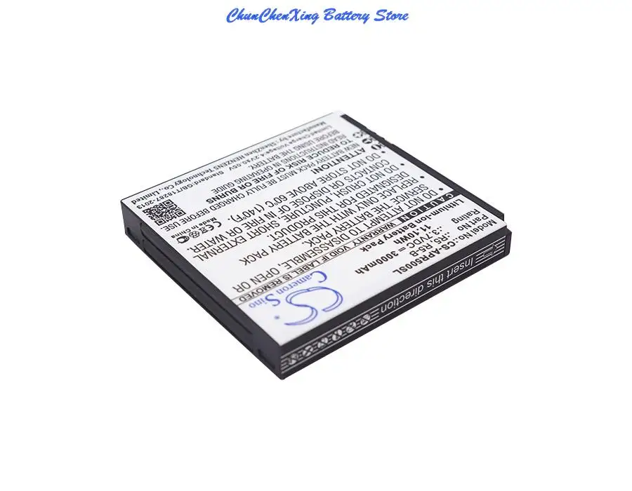 3000mAh bateria para Aspera, R5, R5-B, alta qualidade