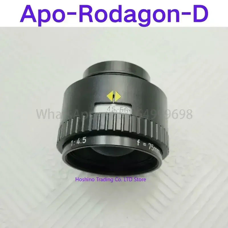 Used APO Rodagon D 2x 75/4.5 high-resolution lens tested OK and the function is intact