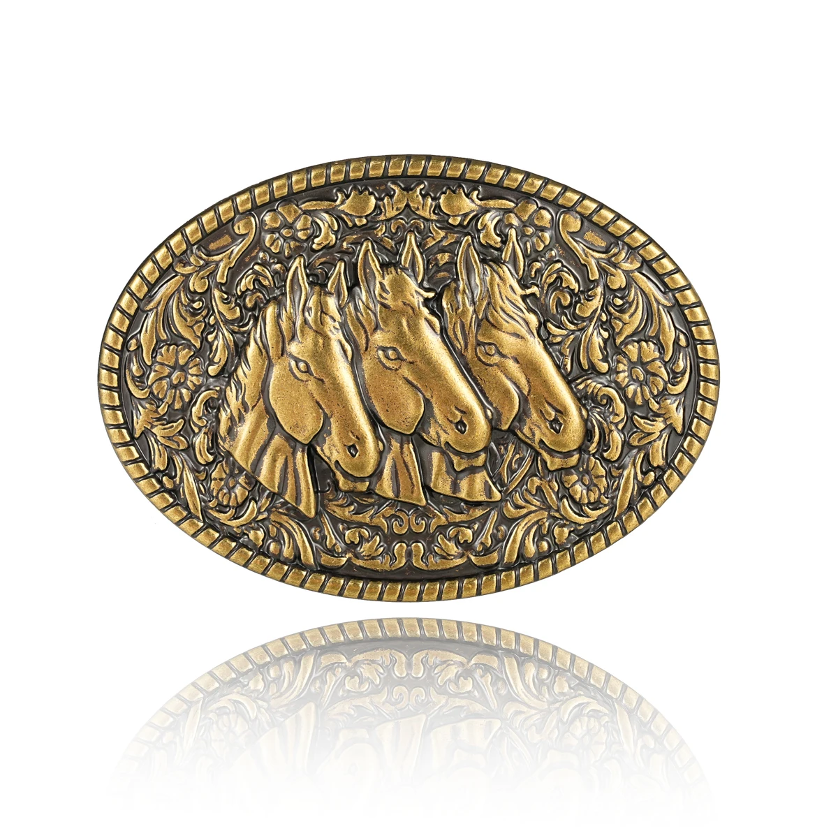 Western Belt Buckle Initial Vintage-Cowboy Rodeo Silver Large Skull Belt Buckle for Men Women