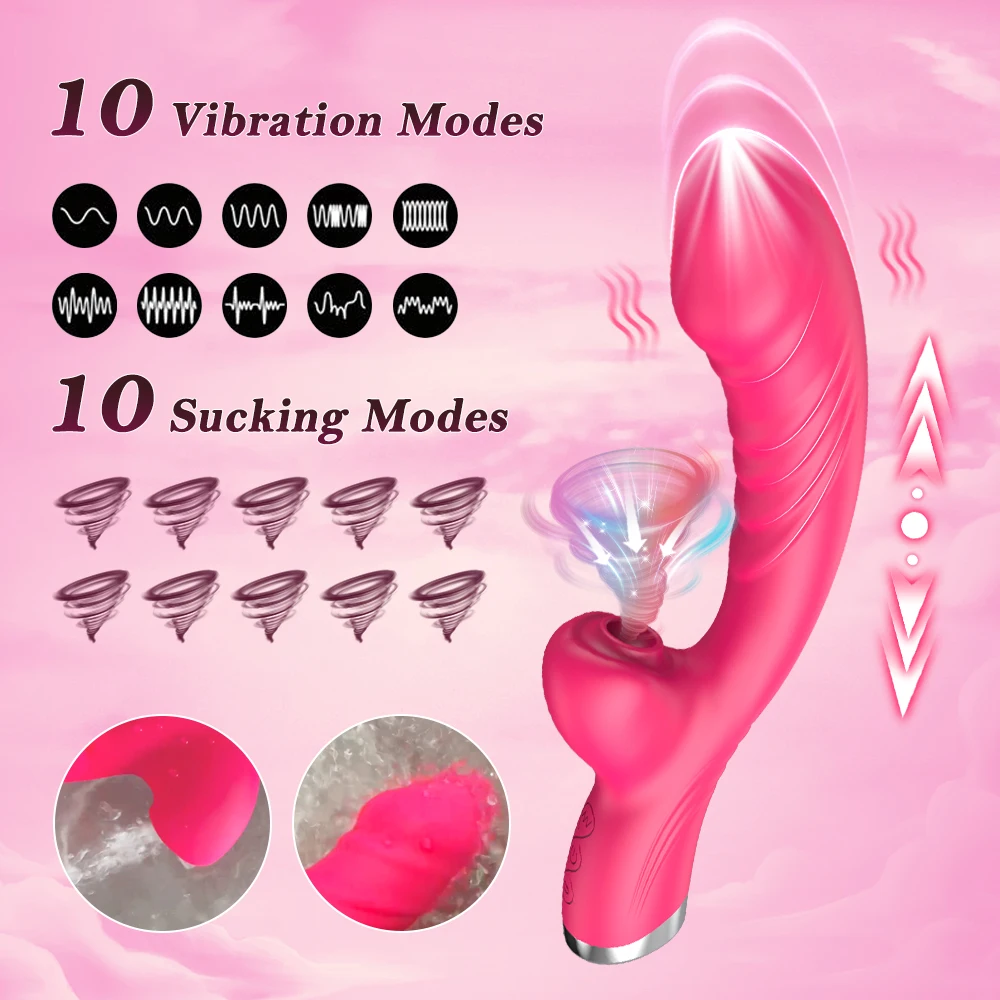 Powerful Sucking Vibrator Female Clitoris Sucker Vacuum Stimulator G Spot Dildo Vibrating Adult Goods Sex Toys for Women Couples