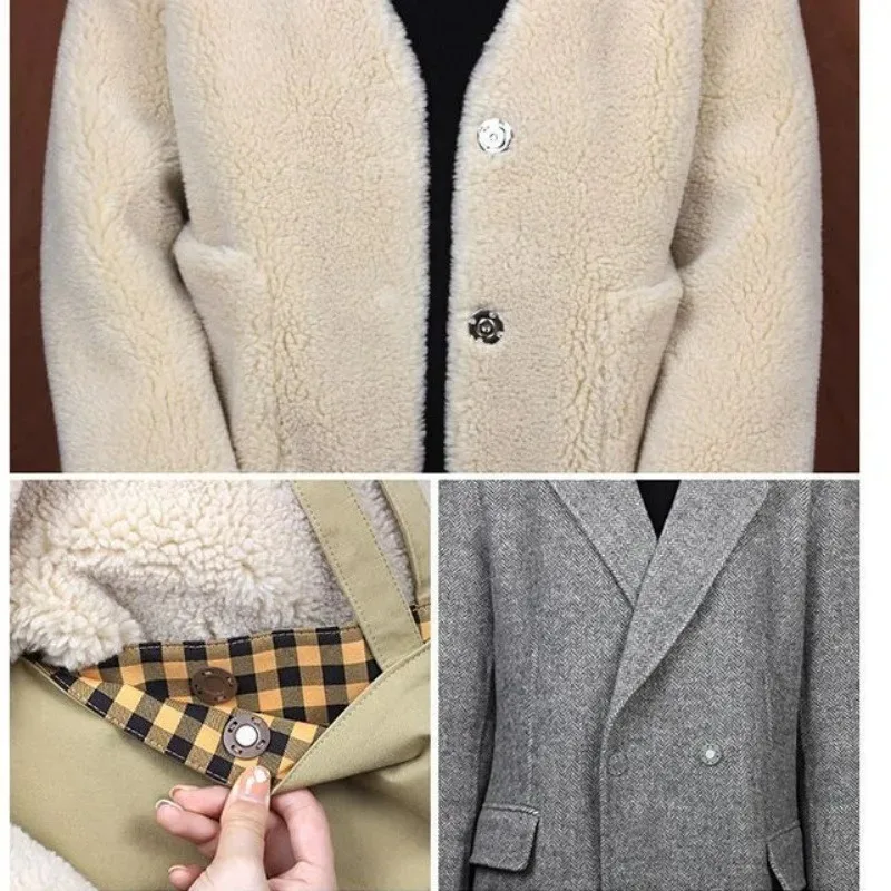 2/10Pairs Strong Magnetic Snaps for Clothes Invisible Sewing Buttons Ultra Thin Round Fastener Closure for Coat Jacket Purse DIY