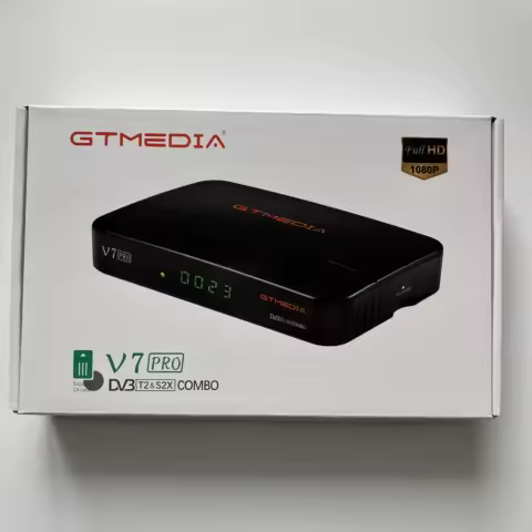 [Genuine]Hot sale GTMedia V7Pro H.265 Satellite Receiver DVB-S/S2/S2X/T/T2 Combo CA card HEVC 10Bit DVB T2 Satellite TV Receiver