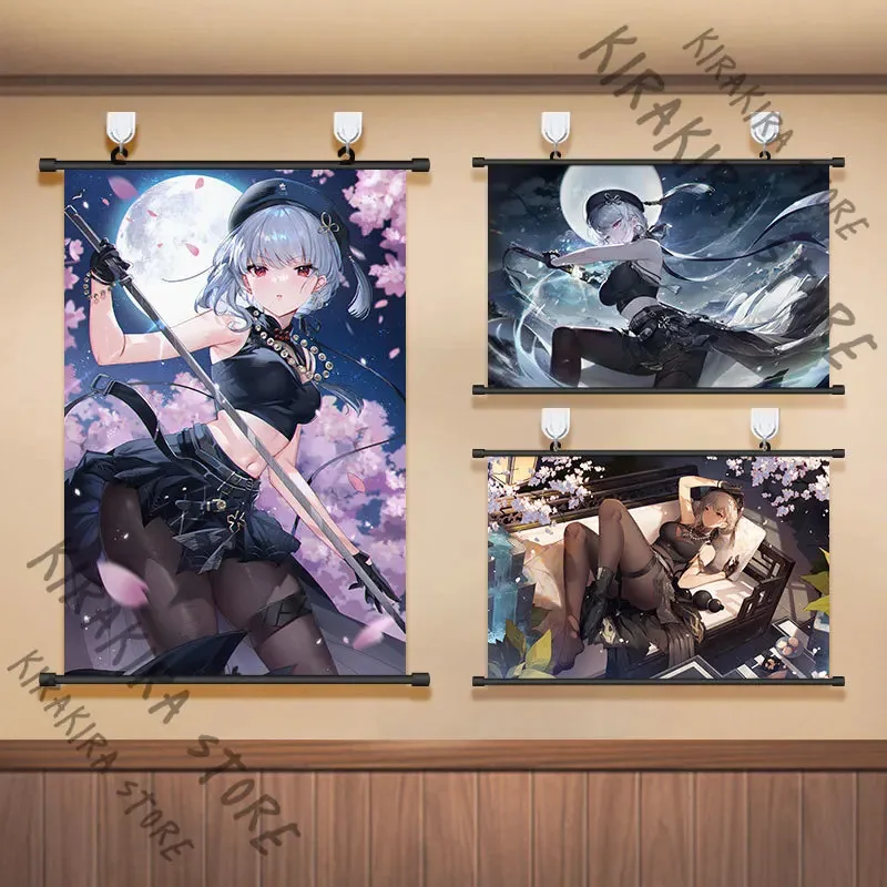 

Wuthering Waves SANHUA декоративные картины обои для спальни фреска плакат мультфильм игровой постер повесить картина для гостиной