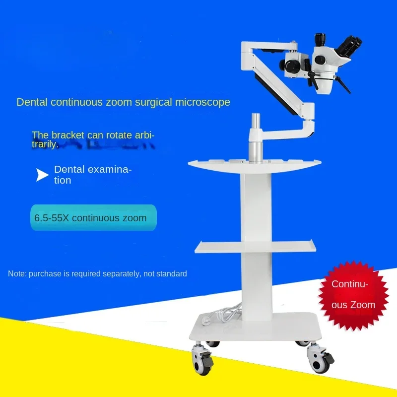 Dental universal surgery practice vascular anastomosis oral microscope ophthalmic neurosurgery special cart with bracket