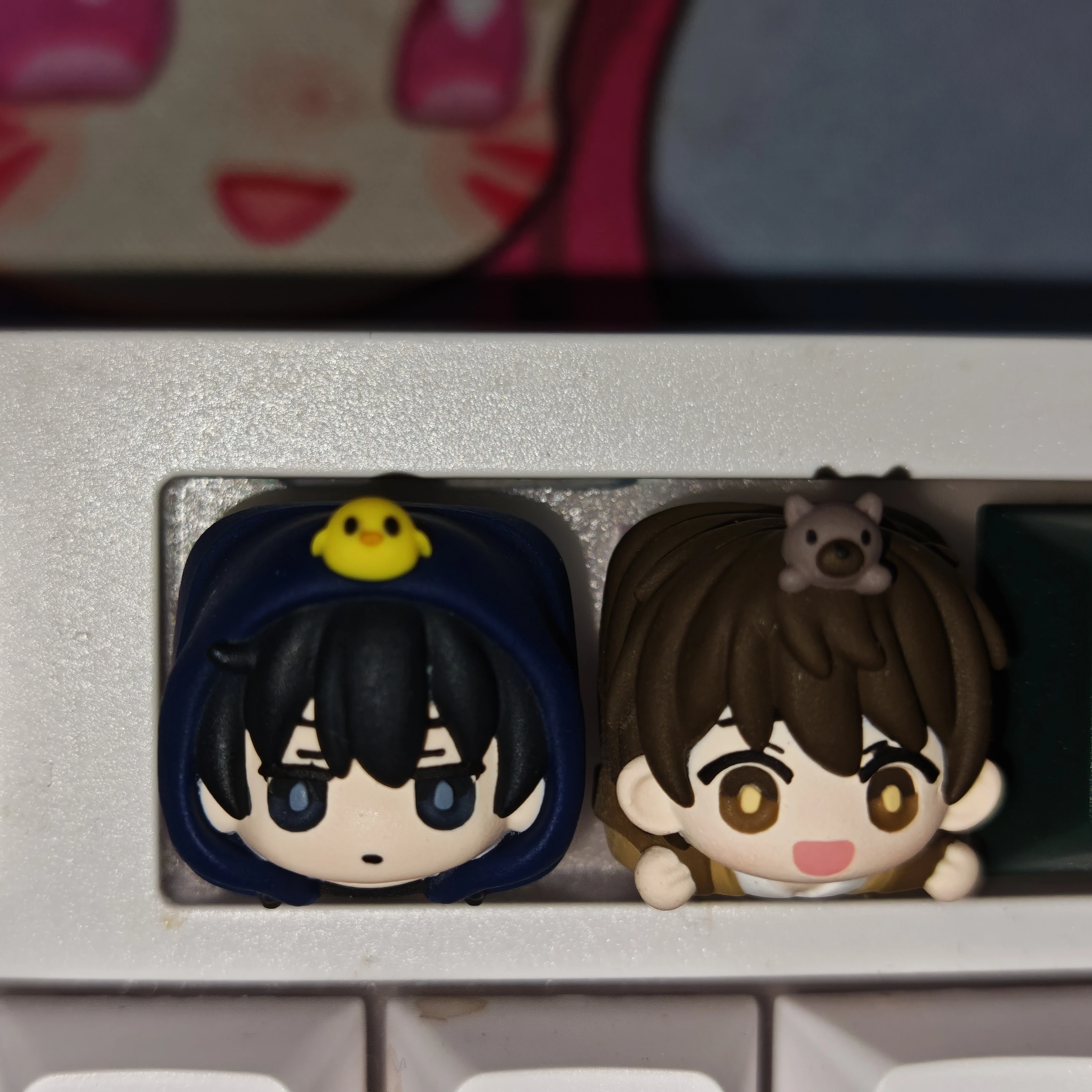 Lobo Keycap Tomb Raider'S Notes Kylin Zhang Wuye Anime Q نسخة شخصية البضائع Esc استبدال لوحة المفاتيح ملحق Keycap