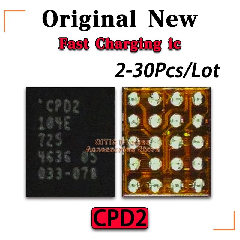 2-30Pcs/Lot New Original U6200 CPD2 USB-PD Fast Charger Charging Chip IC For iphone 8 8plus X XS XS-MAX XR 11 11PRO/MAX