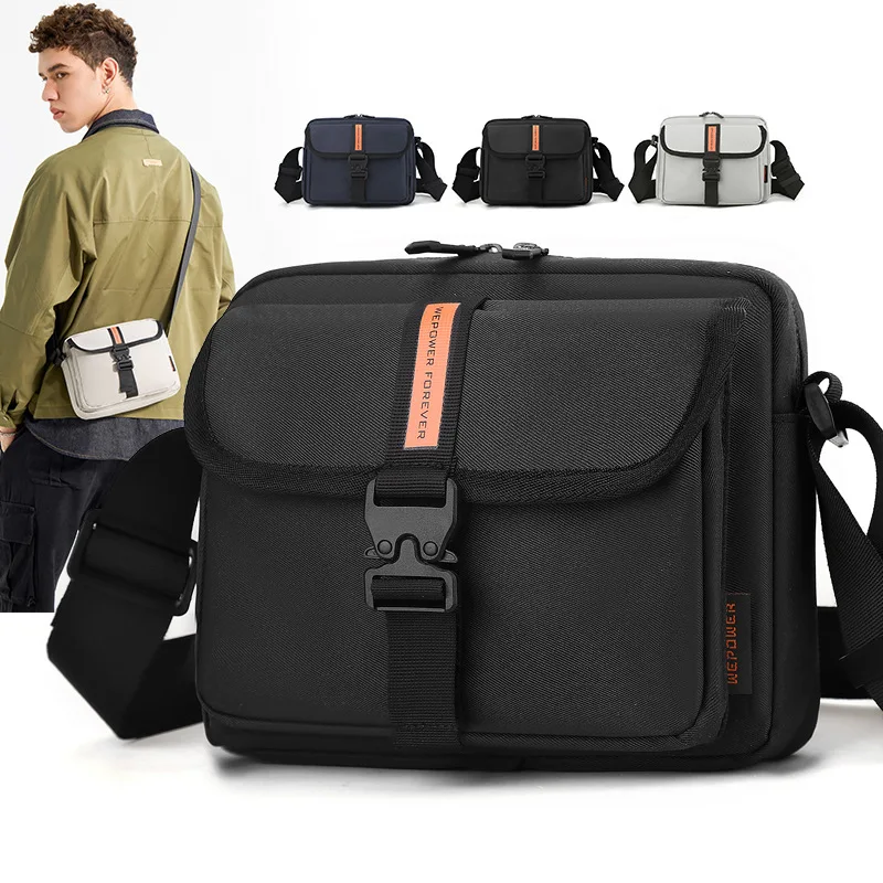

Leisure sports chest bag multi-function cross-body large capacity waterproof all-match chest bag men shoulder bag