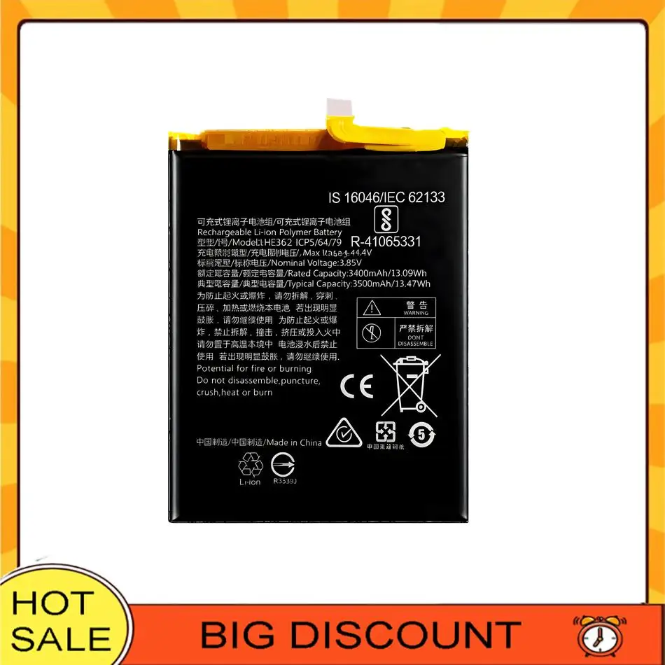 

HE362 Premium Replacement High Compatibility For Nokia 8.1 2018 3.1 Plus Mobile Phone Battery 3400mAh