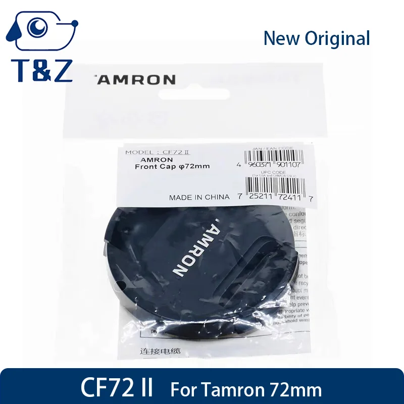 

New Original CF72 II 72mm Lens Cap For Tamron 18 400 B028 18 270 B003 17 50 B005 24 135 190D 35 F045 180mm B01 Front Cap CF72II