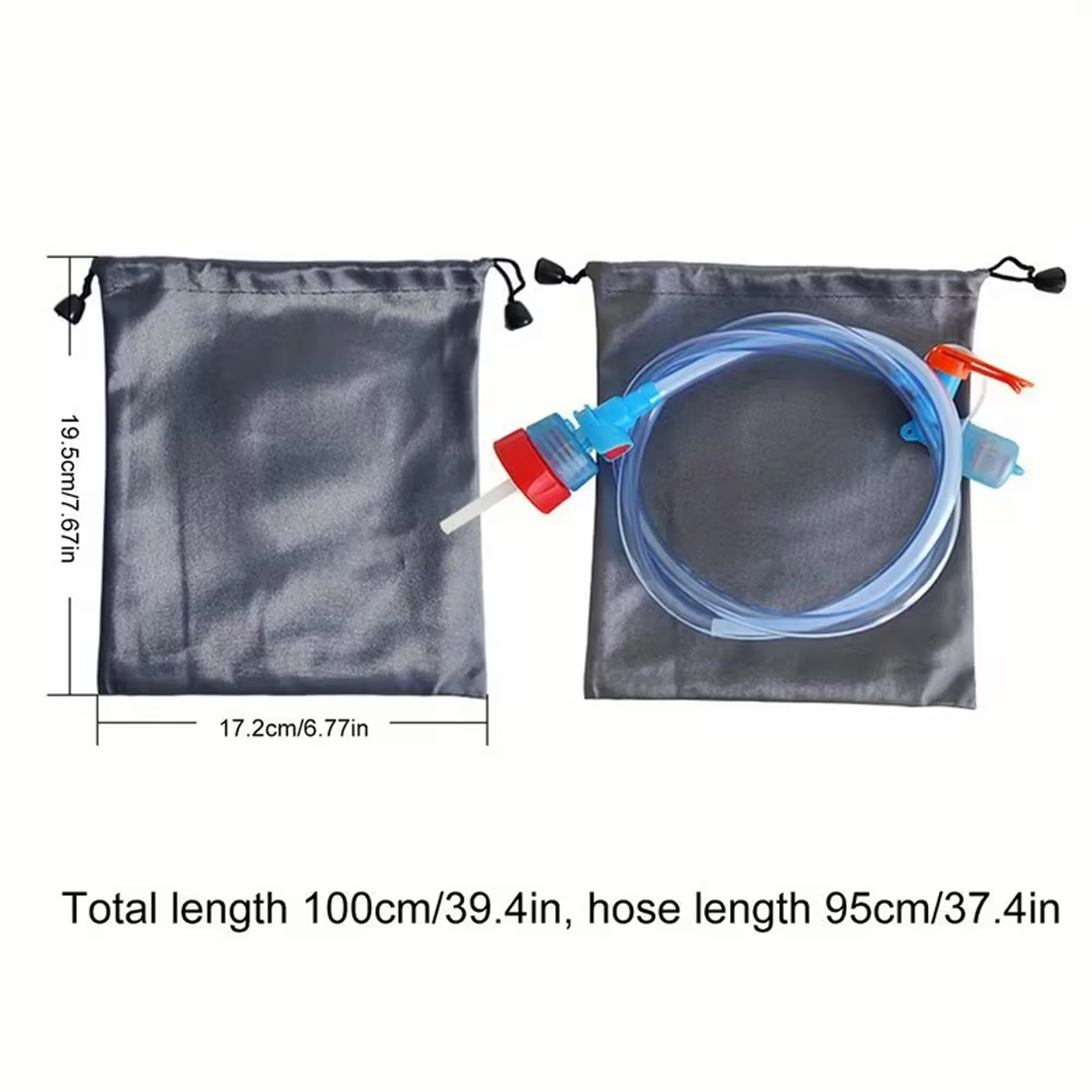 

Одна трубка для питья из питьевой пленки для рюкзаков с водой, походная трубка для питья из питьевой пленки, совместимая с большинством бутылок для воды, обеспечивающая удобство использования