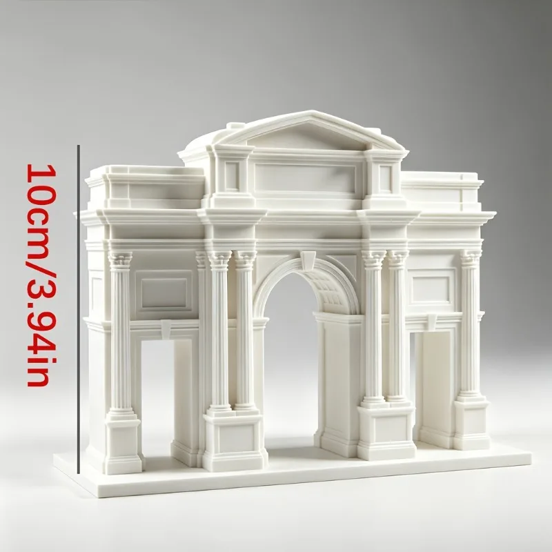 Madrid's Iconic Alcala Door Replica Ornament, Integrated Molding Process, Home Desktop Bookshelf Atmosphere Decorative Ornament