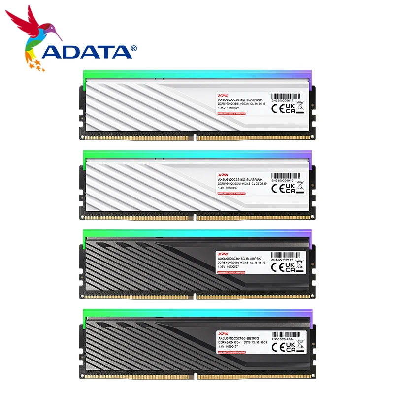 ADATA D300G DDR5 XPG LANCER Blade RGB Ram Memory 16GB 6000MHz 6400MHz Memory ram With Heat Sink ddr5 For Desktop