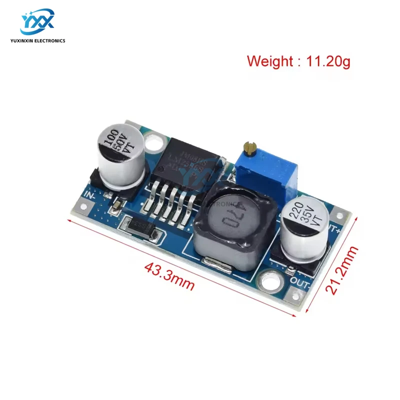 1/3/5/10 قطعة LM2596 قابل للتعديل تيار مستمر إلى تيار مستمر تنحى محول فرق الجهد وحدة 3.0-40 فولت إلى 1.5-35 فولت امدادات الطاقة الجهد المنظم DIY بها بنفسك