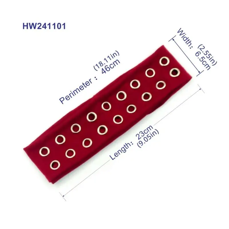 652F ที่คาดผมแบบยืดได้พร้อมตาไก่กลวงสำหรับหูฟังเต้นรำฮิปฮอปสำหรับผู้ชายผู้หญิง
