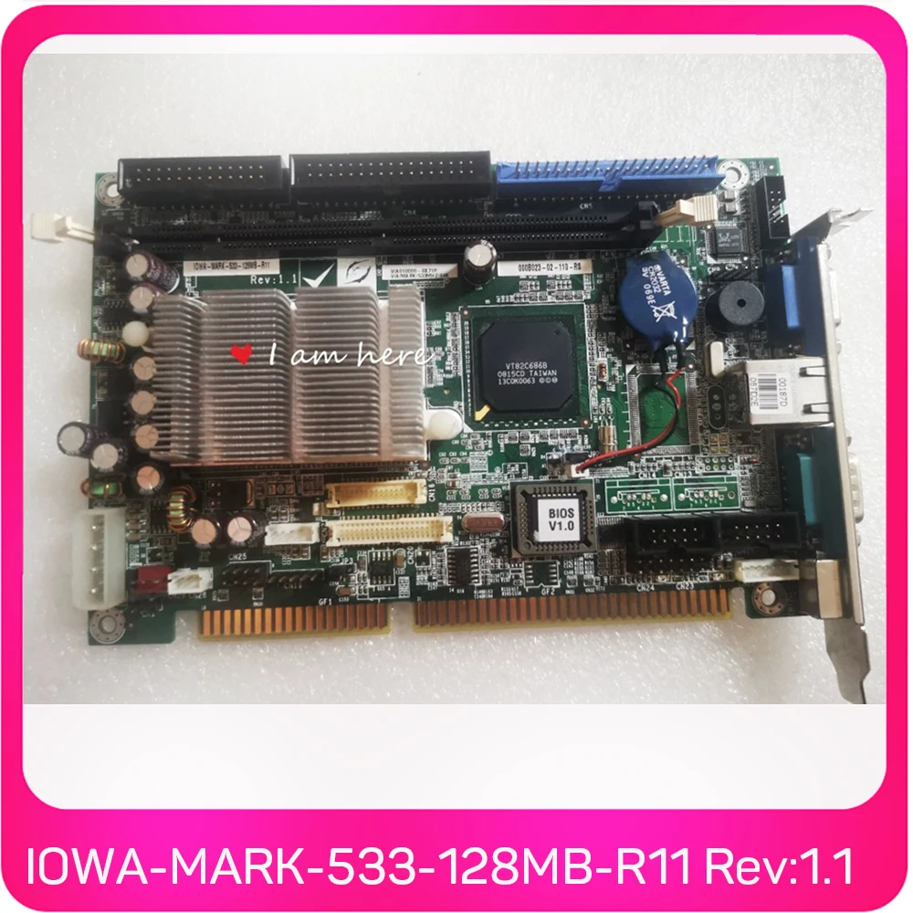 For IEI Industrial Control Motherboard IOWA-MARK-533-128MB-R11 Rev:1.1