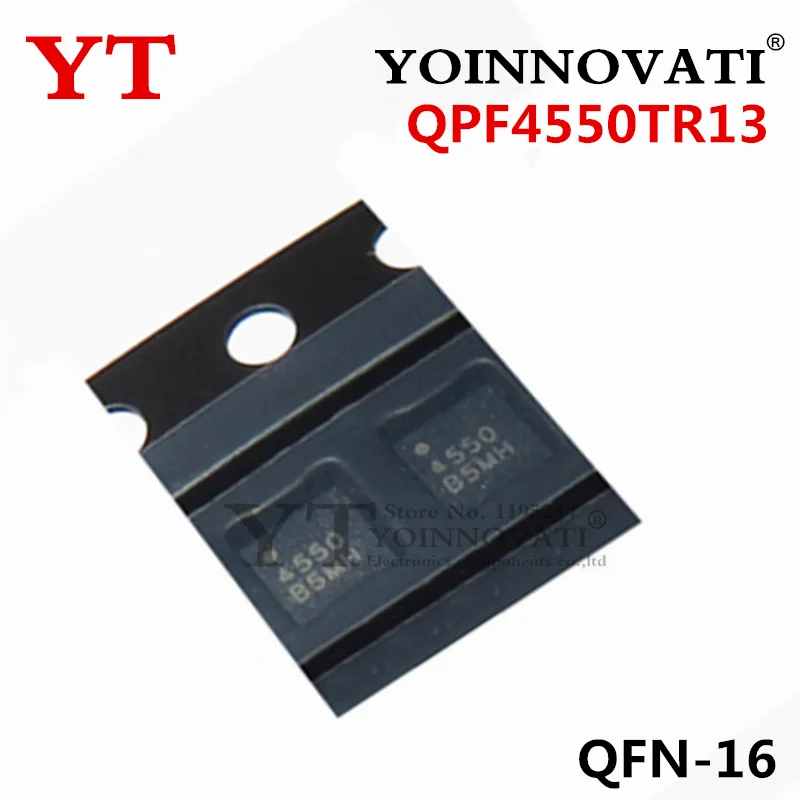 5PCS-20PCS QPF4550TR13 4550 QPF4550 QPF4550TR7 QFN-16 For WiFi6 RF front-end module chip