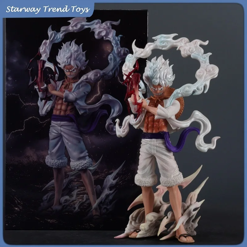 

One Piece GK Nikalu Kingdom Flying Ghost Island Solon 5th Tier Anime Action Figure Collectible Model Toy Birthday Gift for Boys