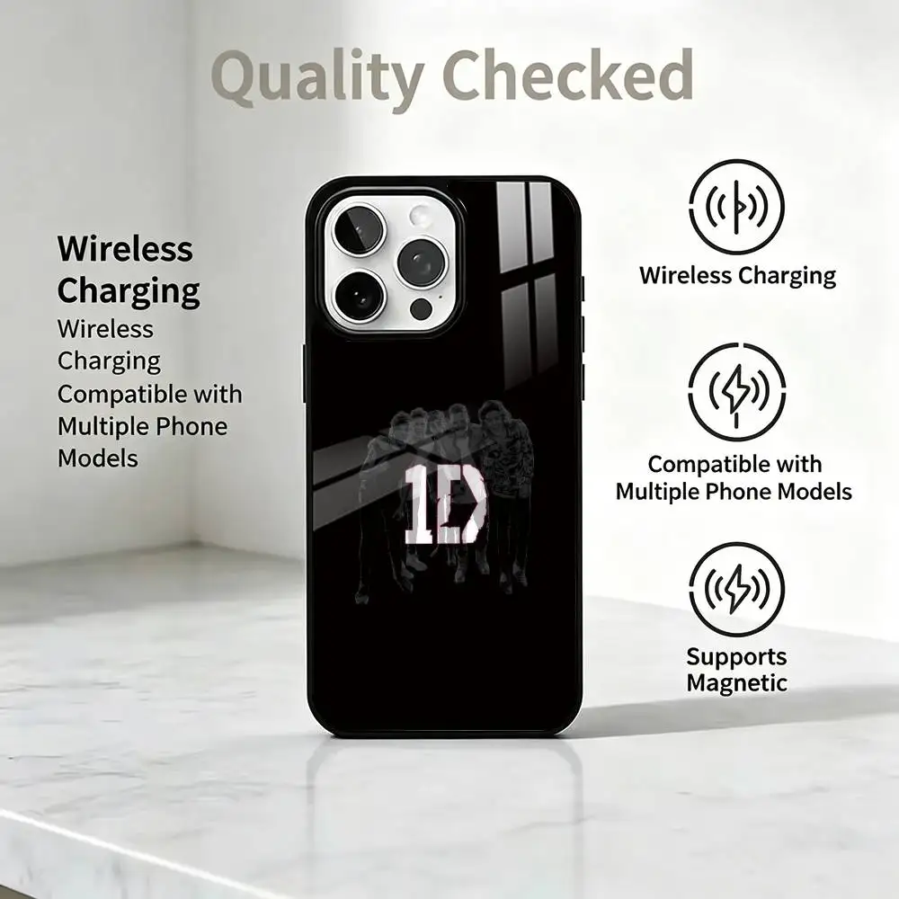 One D-Direction-ES Band Phone Case For iPhone17,16,15,14,13,12,11 Plus,Pro Magnetic Supports Magnetic Wireless Charging